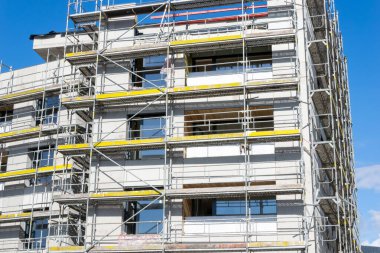 Yeni bir bina inşaatı