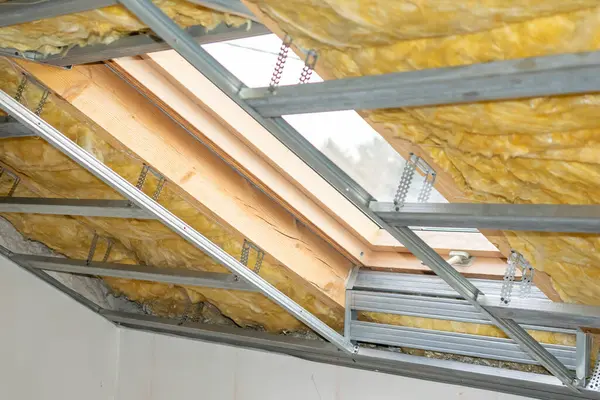 Mineral yünlü tavan arası yalıtımı