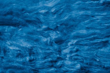 Görünür desenli mavi mineral yünü