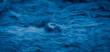 Görünür desenli mavi mineral yünü