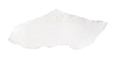 Beyaz izole bir arkaplan üzerine beyaz kağıt