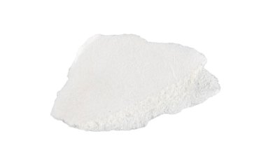 Beyaz izole bir arkaplan üzerine beyaz kağıt