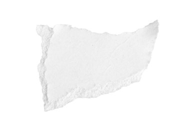 Beyaz izole bir arkaplan üzerine beyaz kağıt