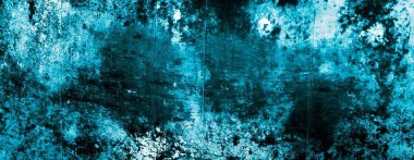 mavi duvar beyaz eski soyan boyayla boyanmış.