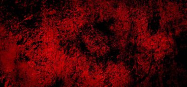 Kırmızı boyayla boyanmış eski duvar