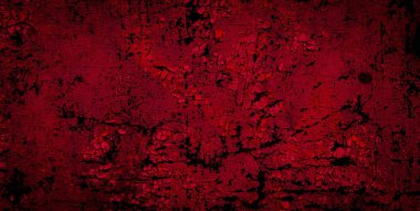 Kırmızı boyayla boyanmış eski duvar