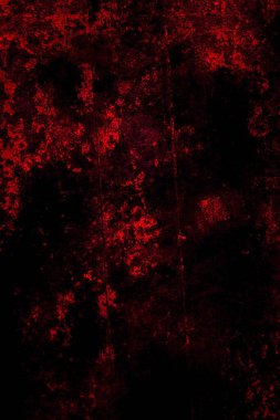 Kırmızı boyayla boyanmış eski duvar