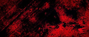 Kırmızı boyayla boyanmış eski duvar