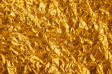 Buruşmuş bakır levha metali. arkaplan veya doku