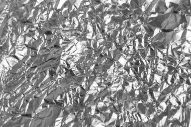 Alüminyum gümüş folyo. arkaplan veya doku