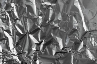 Alüminyum gümüş folyo. arkaplan veya doku