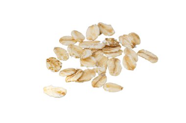 Yulaf gevreği izole arka plan üzerinde