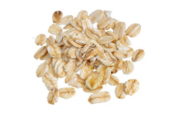 Yulaf gevreği izole arka plan üzerinde