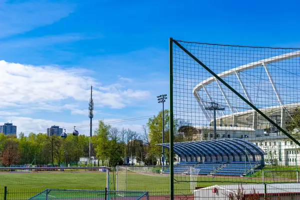 stock image Chorzow, Poland - 05.04. 2024 - Silesian football stadium in Chorzow