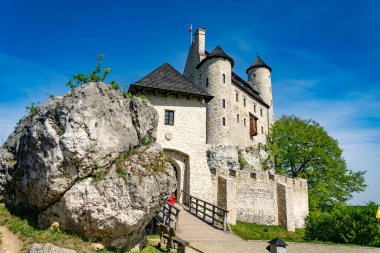 Bobolice 'de eski bir kale inşa edildi.