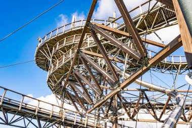 sky walk on Snieznik mountain in Czech Republic
