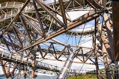 sky walk on Snieznik mountain in Czech Republic