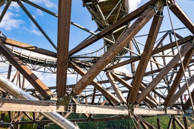 sky walk on Snieznik mountain in Czech Republic