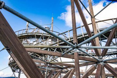 sky walk on Snieznik mountain in Czech Republic
