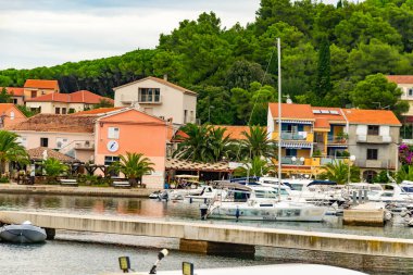 Zadar, Hırvatistan - 18.09. 2023 - Hırvatistan kıyı kenti Zadar