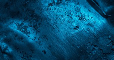 Metal levha maviye boyanmış arkaplan veya doku