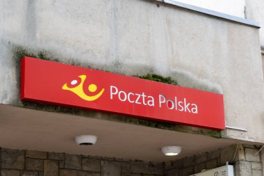 Zakopane, Polonya - 12.07.2024 - Zakopane 'deki Polonya postane binası