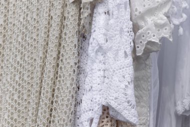 beyaz ve krema malzemesi. arkaplan veya doku