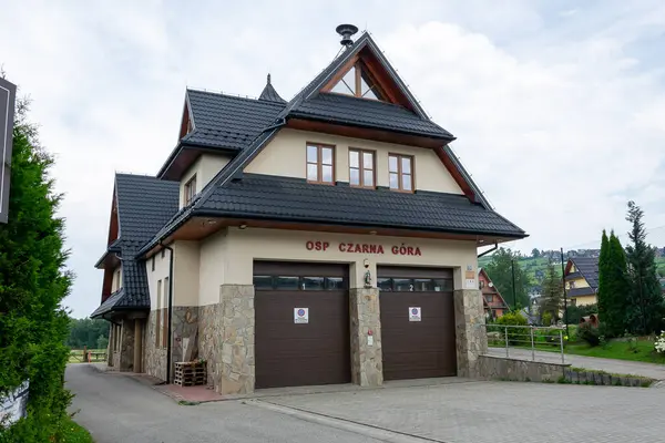 stock image Czarna Gora, Poland - 11.07.2024 - fire station building in Czarna Gora