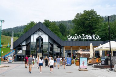 Zakopane 'deki teleferik istasyonu.