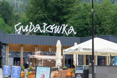 Zakopane 'deki teleferik istasyonu.