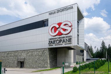 Zakopane, Polonya - 12 Temmuz 2024 - Zakopane 'deki Merkezi Spor Merkezi