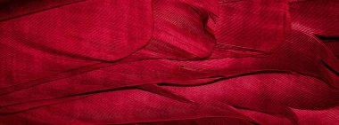 Görünür desenli kırmızı tüyler