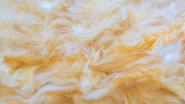 görünür detaylara sahip sarı mineral yünü