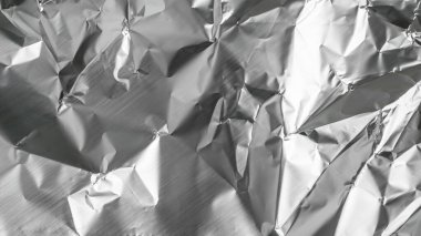 Görünür dokusu olan alüminyum folyo