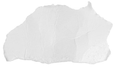 Beyaz izole edilmiş bir arka grup üzerine beyaz kağıt