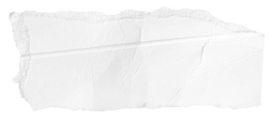 Beyaz izole edilmiş bir arka grup üzerine beyaz kağıt