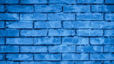 Görünür bir dokusu olan mavi tuğla bir duvar. arkaplan