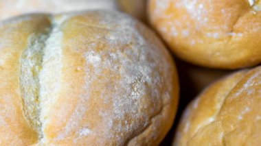 Görünür detaylarla buğday ruloları. arkaplan veya doku