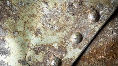 Görünür dokusu olan eski alüminyum çarşaf. arkaplan