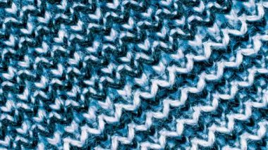  İlginç desenli mavi pamuk kumaş.