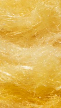 Görünür desenli sarı mineral yünü.