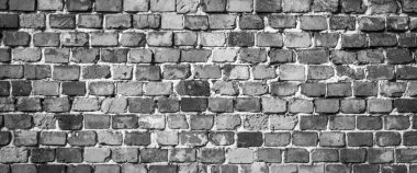 Görünür desenli gri tuğla duvar. arkaplan