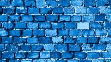 Görünür desenli mavi bir tuğla. arkaplan