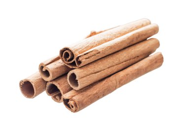 Tarçın izole bir arkaplanda yapışır