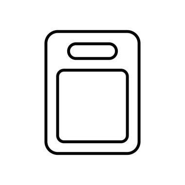 Kesme Tahtası Simgesi Vektör Tasarımı İllüstrasyonu