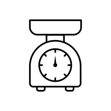 Mutfak Boyutlandırması Simge Vektör Tasarımı illüstrasyonu