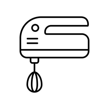 El Karıştırıcı Simgesi Vektör Tasarımı