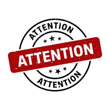 Dikkat, Dikkat Grunge Yuvarlak İşareti