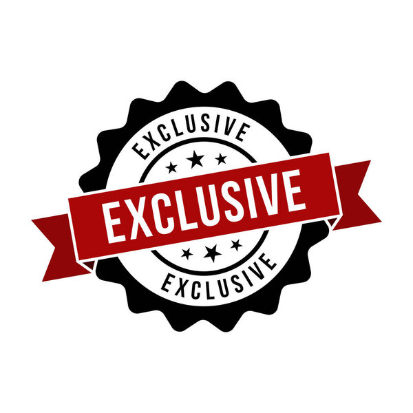 Эксклюзивная марка, эксклюзивный круглый знак с лентой