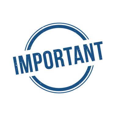 Önemli Pul, Önemli Grunge Yuvarlak İşareti